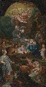 unknow artist Adoration of the Shepherds France oil painting reproduction